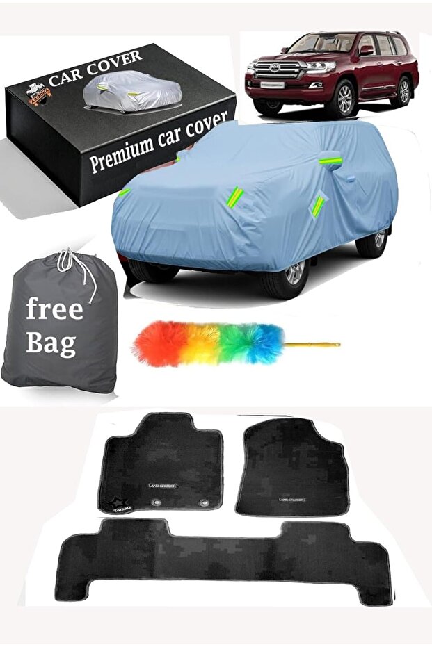 | Land Cruiser Car Cover 2020-2025 (Black, includes Mat) |