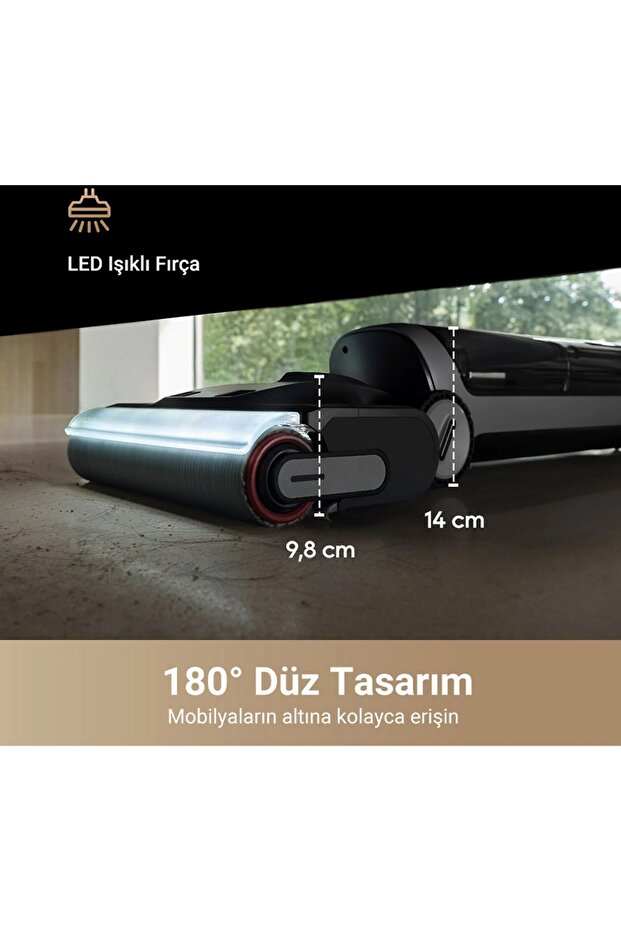 Akıllı Islak Kuru Süpürge – Siyah | Çift Fonksiyonlu | HEPA Filtre |Güçlü - HEDİYELİ - 4