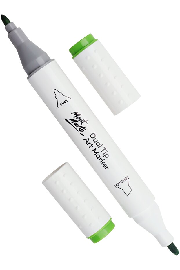 Mm Marker Dual Tip Art Marker Premium - Vivid Green 46