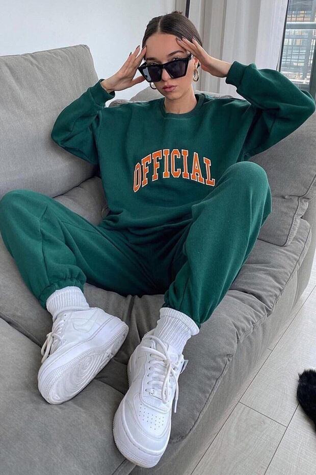 Official Green Tracksuit Set