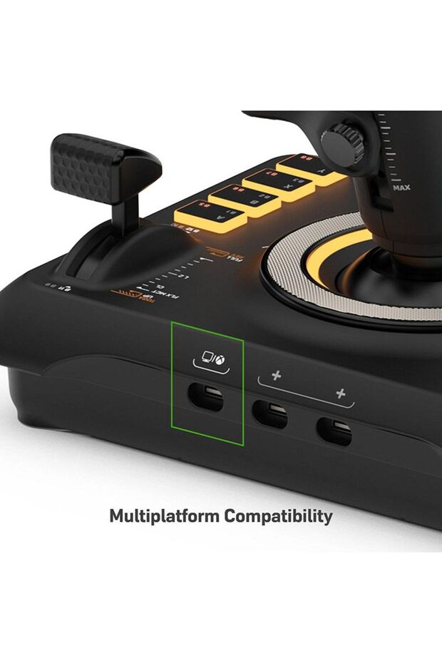 VelocityOne Flightstick Universal Simulation Controller Joystick for Air & Space Combat - 6