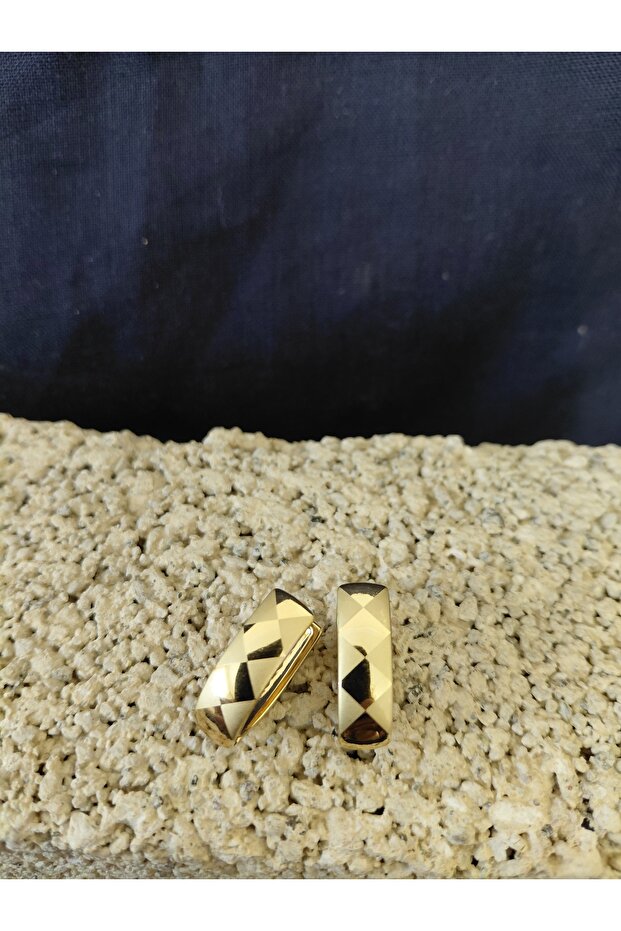 Xuping أقراط هوب منقوشة - 3