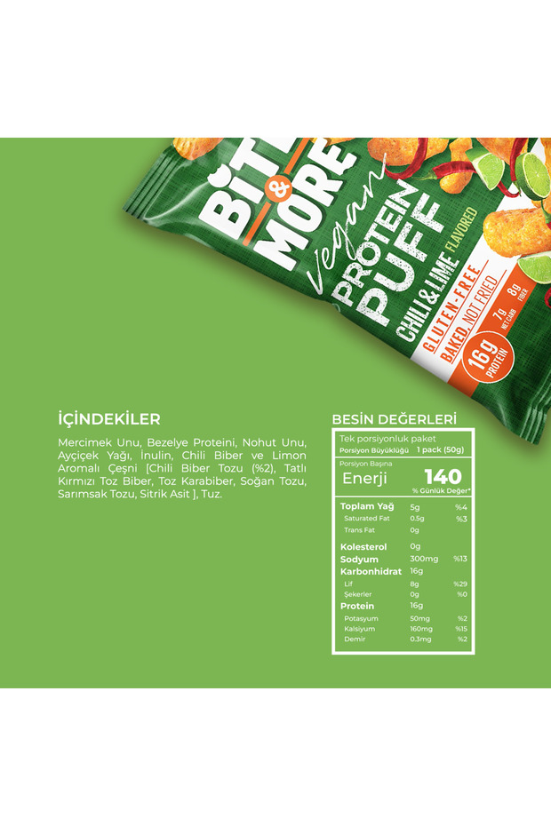 Protein Puff - 6'lı Puff - 6