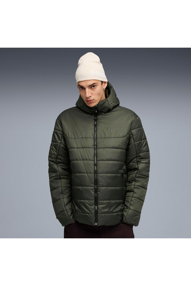 Ess Hooded Padded Men's Khaki Jacket