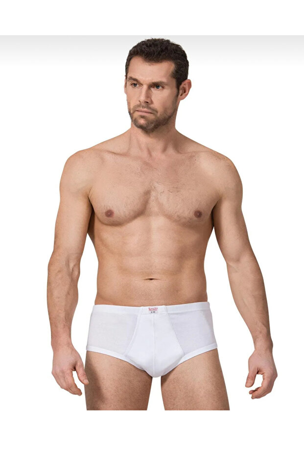 Ri̇bana Cotton Men's Tape Slip Underwear 6 Pieces