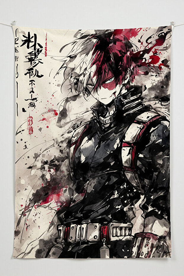 My Hero Academia Vertical Wall Covering – Anime Themed Quality Fabric Room Decor Tapestry Wall Carpet
