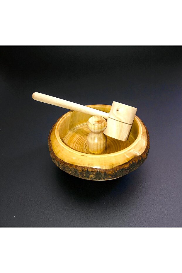 Walnut Cracker - Walnut Cracker with Plate - Wooden Walnut Cracker - 7