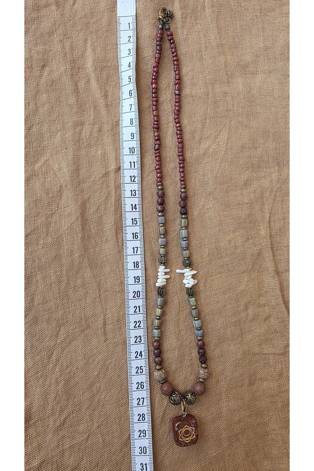 Doğal Taş Çakra Kolye - 4