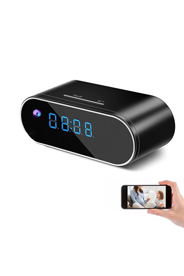 WiFi Clock Camera with Night Vision - 1