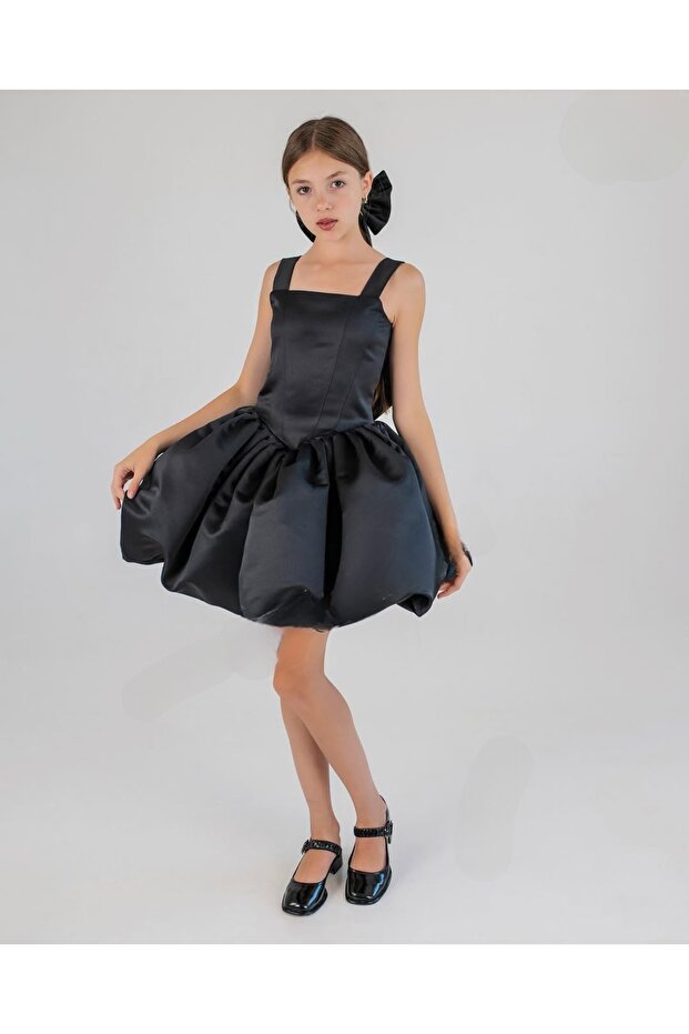 Kız Çocuk Balon Elbise - 1