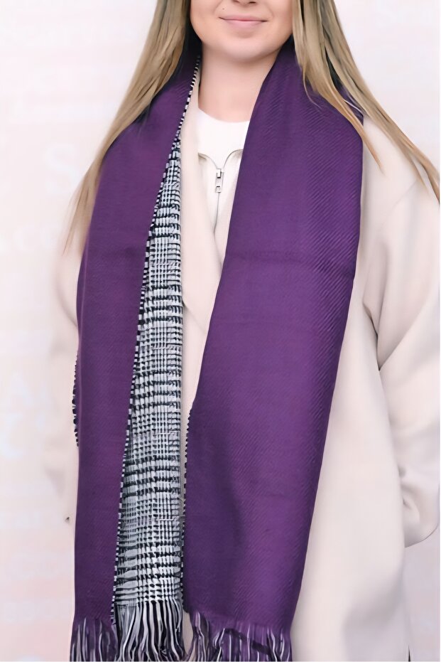 Çift taraflı ekose Atkı - 2