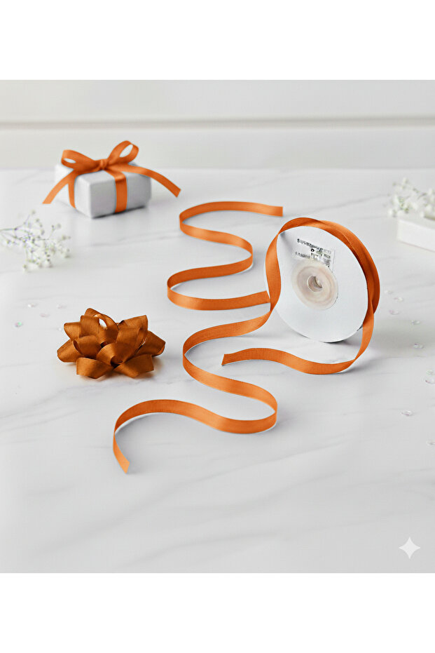 (4 Pcs) Organized Colorful Tulle Ribbons 10mm 25 m
