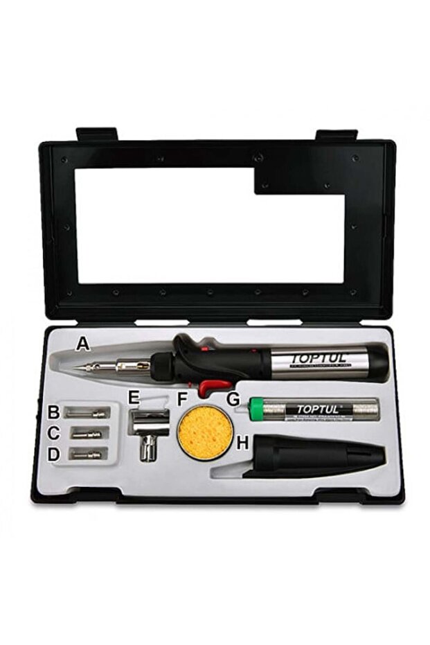 طقم مكواة لحام من 8 قطع من Top Tool التايوانية