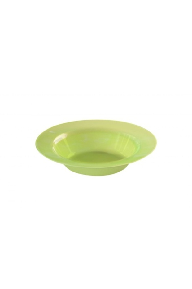 Set of 16 colorful polypropylene plates, deep, 19 cm - 2