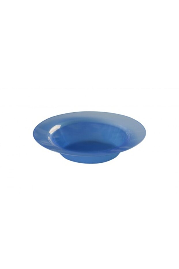 Set of 16 colorful polypropylene plates, deep, 19 cm - 5