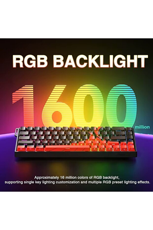 Win60 He Max Manyetik Klavye Rapid Trigger Wing Chun Switch 8000Hz RGB TKL Hot Swap Oyuncu Klav - 5
