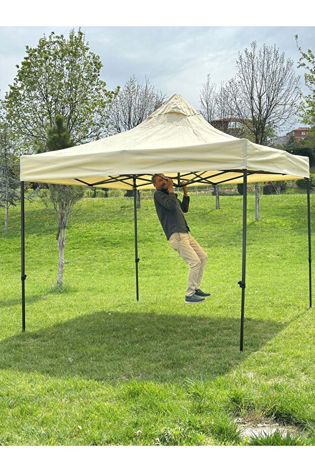 GAZEBO ÇARDAK 3X3 mt ( siyah iskelet ) - 1