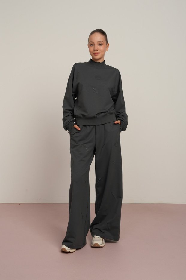 9-15 Years Old Nest Love Girl's Suit-Anthracite