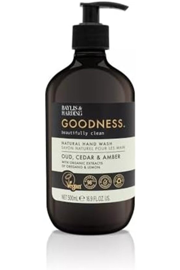 Goodness Oud, Cedar & Amber Hand Wash, 500ml