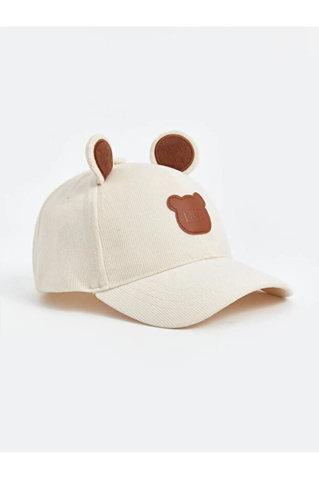 Lcw Accessories Ecru Ear Detailed Girl's Cap Hat
