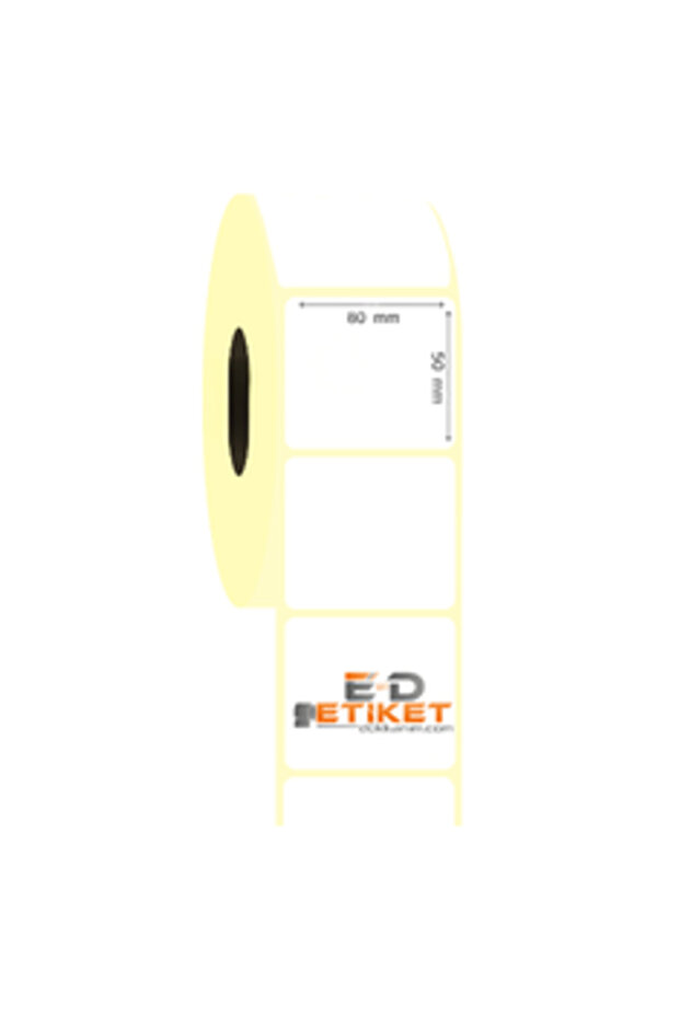 80mm x 50mm Termal Etiket