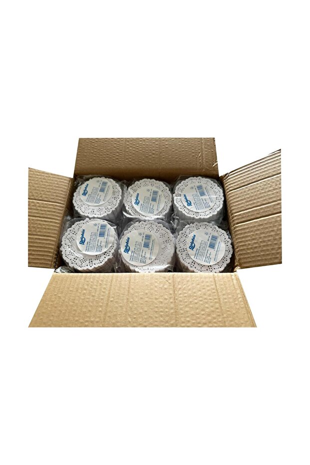 Lace Look Paper Coasters - Tea Cup Paper Coasters - 24 Pieces 500 Pack