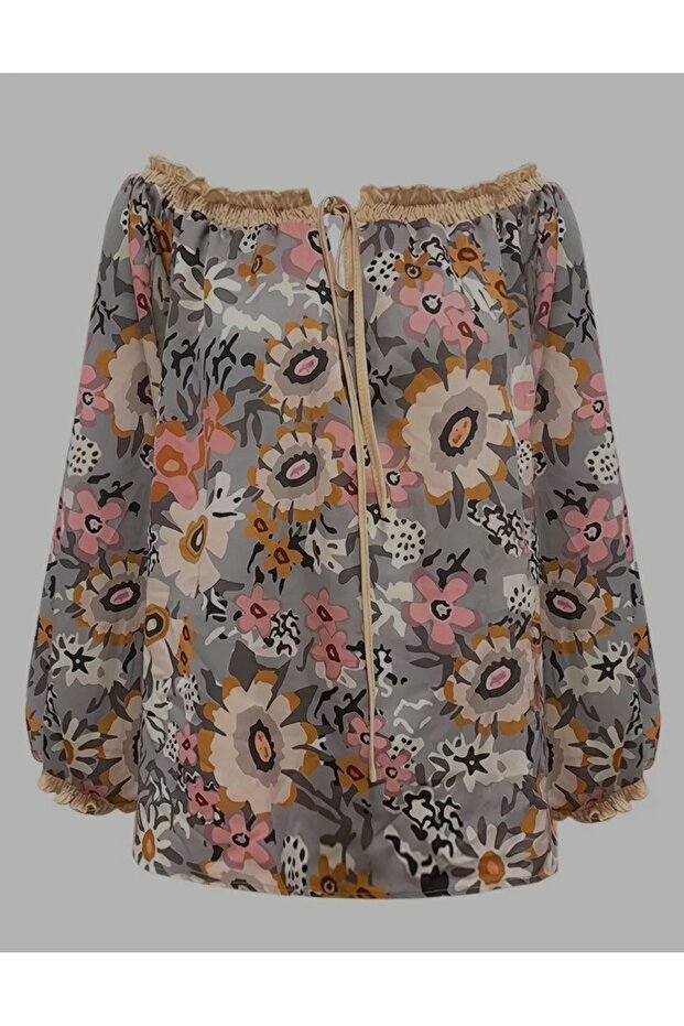 Блуза с цветя - 3