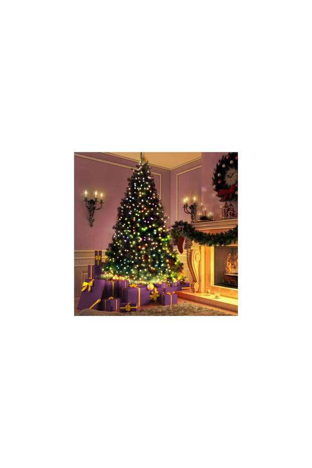 String Lights 50 Multicolored LEDs Mains Powered 5 m 8 Modes - 1