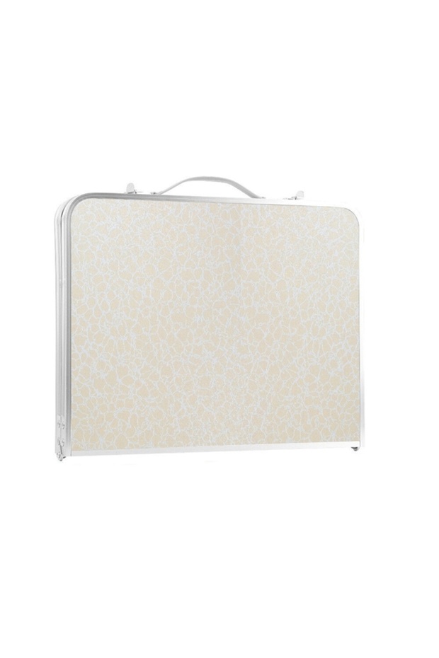 Folding camping table, Cream - 7