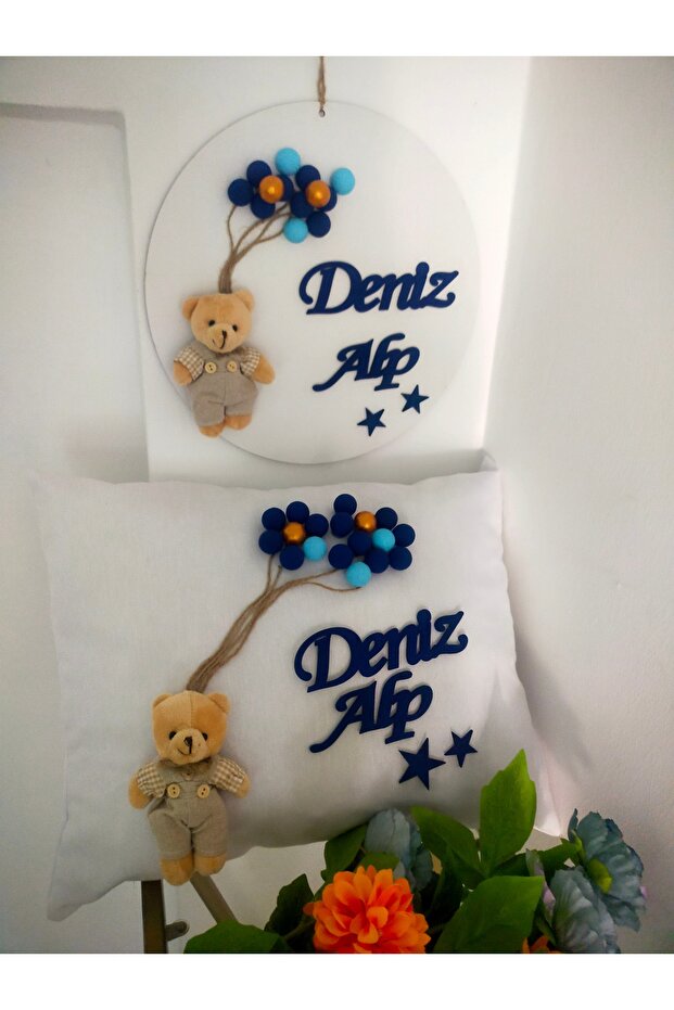 Bebek yastık kapı süsü set - 3