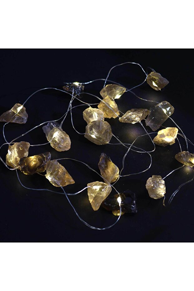 Gemstone LED String Light – Citrine - 2