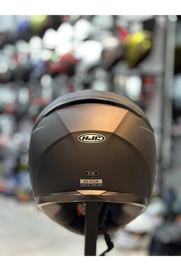 C10 KASK MAT SİYAH - 7