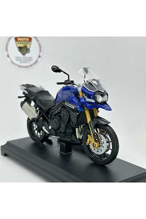 Triumph Explorer 1:18 Scale Diecast Motorcycle Model – Licensed Metal Replica Toy & Collectible