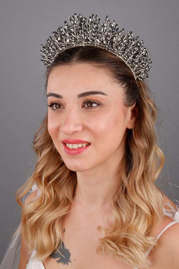 Valentina Special Design Bridal Crown Henna and Nikah Wedding Accessory