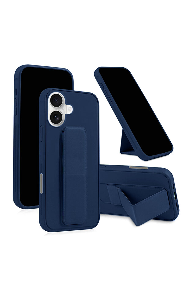 Apple iPhone 17 5G 2025 Hand Grip Foldable Magnetic Kickstand Case Cover