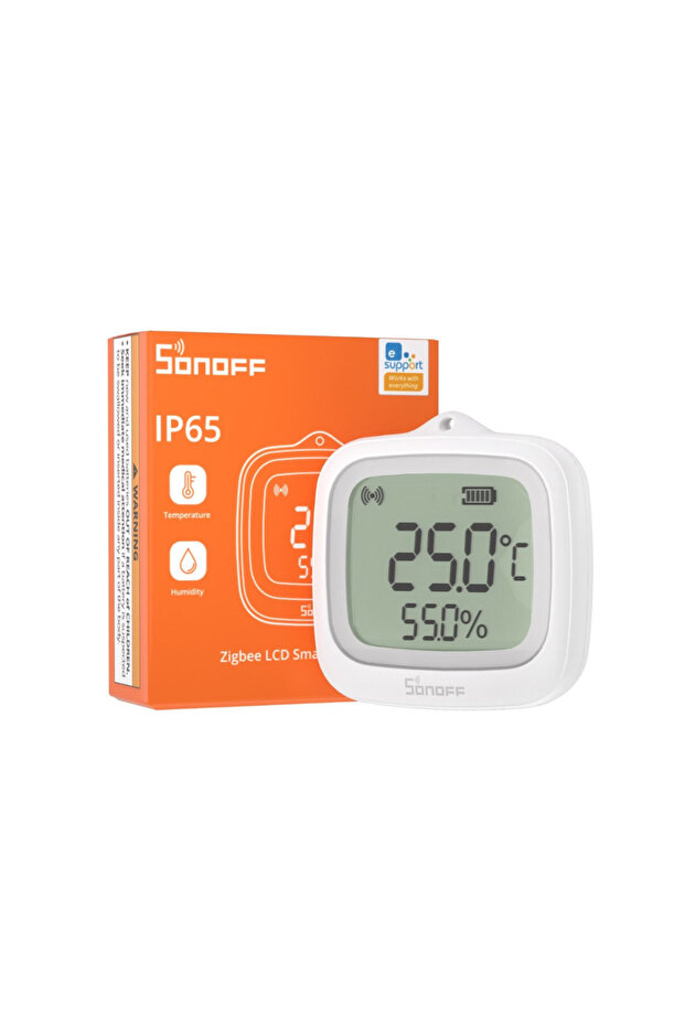Temperature and Humidity Sensor SNZB-02WD, Zigbee 3.0, IP65, with LCD Display - 2