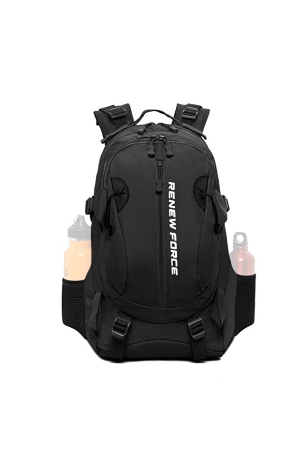 FORCE 4 Backpack, multifunctional, adjustable straps, Black - 1