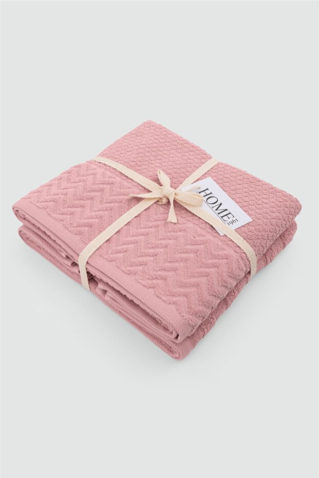 2-Pack Velvet Border Jacquard 50X90 Hand Towel Spectre