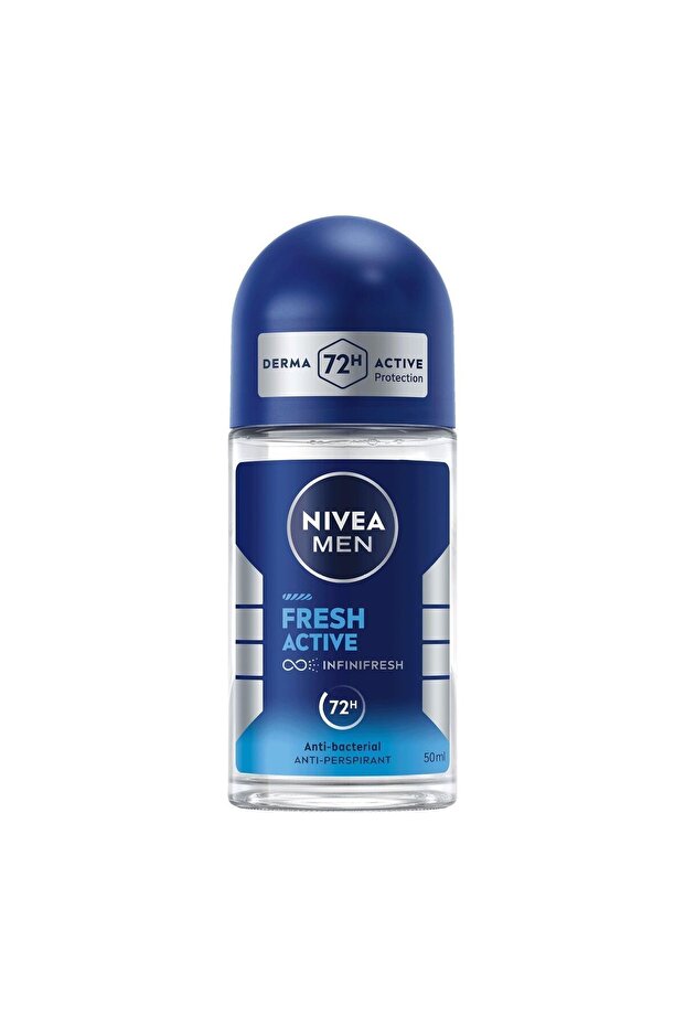 Nivea Men Anti-Perspirant Fresh Active Deodorant Roll-On, 50ml