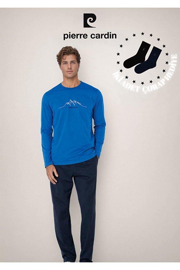 Men's 100% Cotton Long Sleeve Pajama Set OL.PC.6101.001