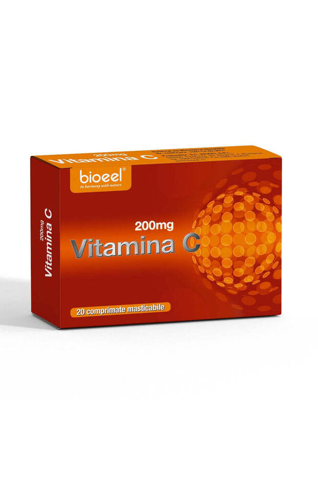Vitamina C 200 mg, 20 comprimate,