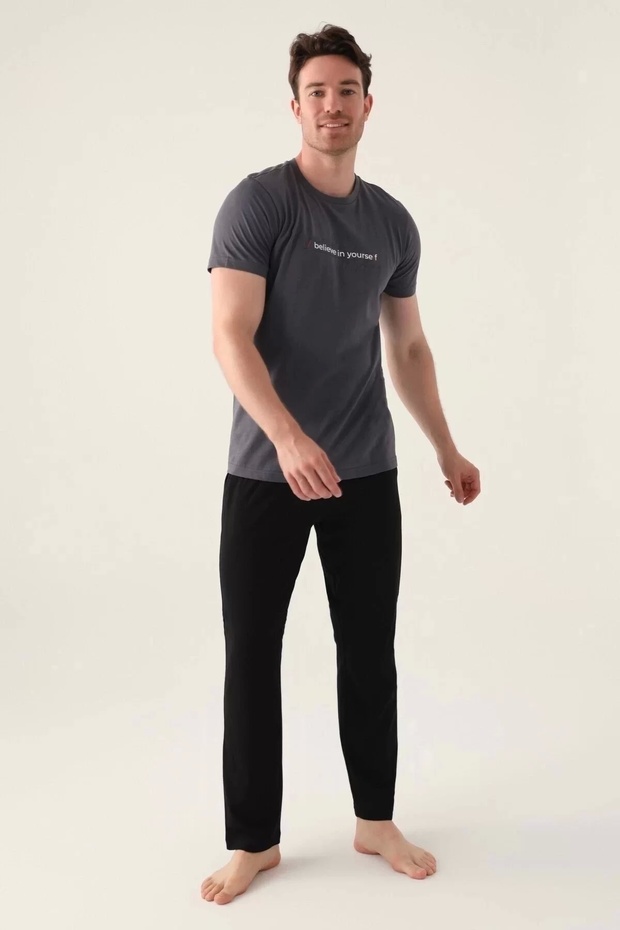 بدلة رجالية مزدوجة - مدخنة - 3