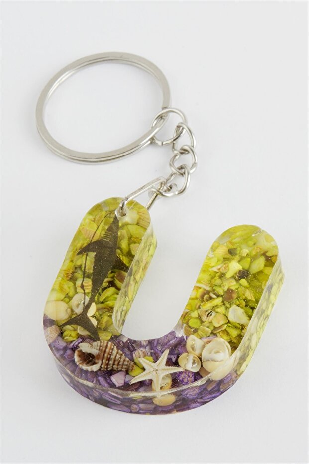 سلسلة مفاتيح إيبوكسي بحرف U - 2