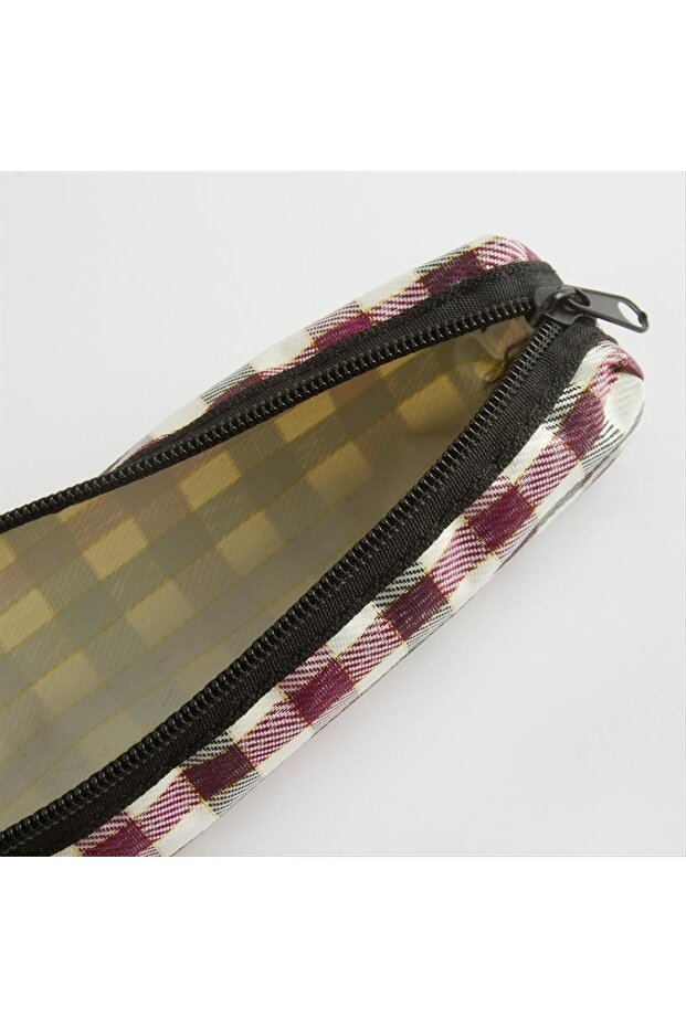 Ds-Derin Square Patterned Pen Holder Wallet-Colored - 2