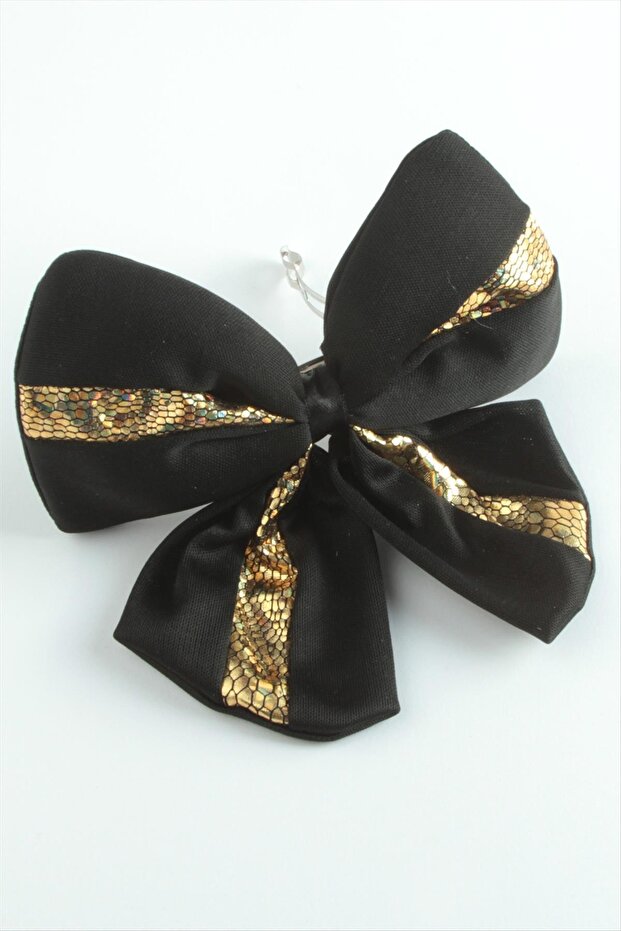 مشبك أوتوماتيكي بيضاوي الشكل بنمط مزخرف 13 سم - 2