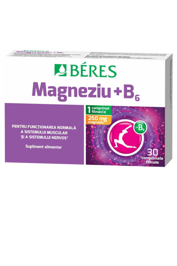Magneziu + B6, 50 comprimate, Beres