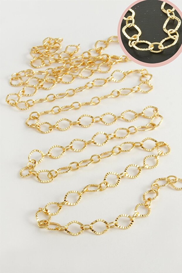 7 mm Dotted Oval Chain 1 Meter