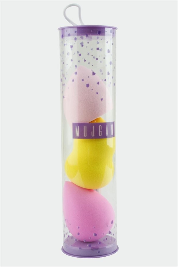 3 Egg Cylinder Makeup Sponges