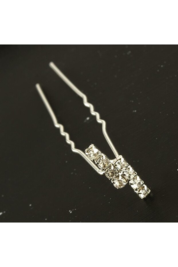 Zigzag Stone Hairpin