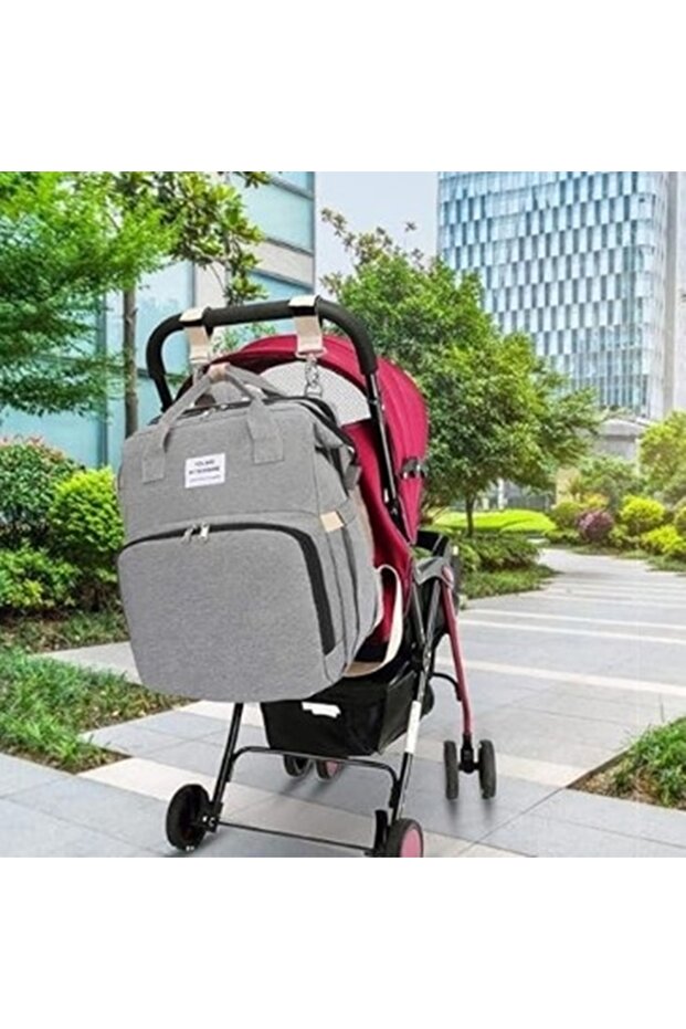 Multifunctional backpack extendable cot, 73x27x25 cm, Gray - 2